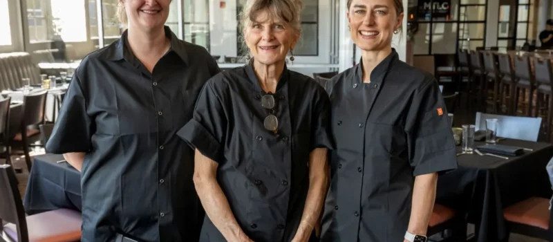 Image of chefs Deb Paquette, Jess Lambert, and Megan Williams