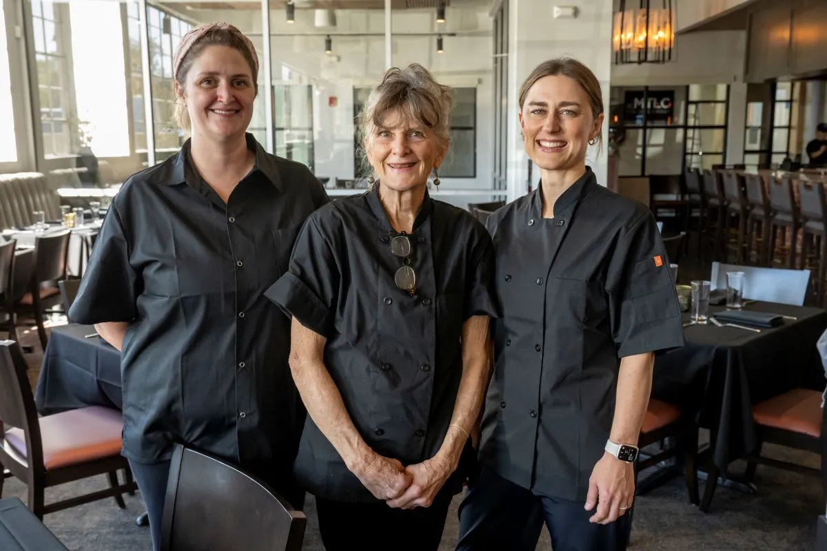 Image of chefs Deb Paquette, Jess Lambert, and Megan Williams